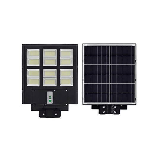 200W NKT High-Power Solar Street Light | 9-Grid Matrix LED Outdoor Lamp.
