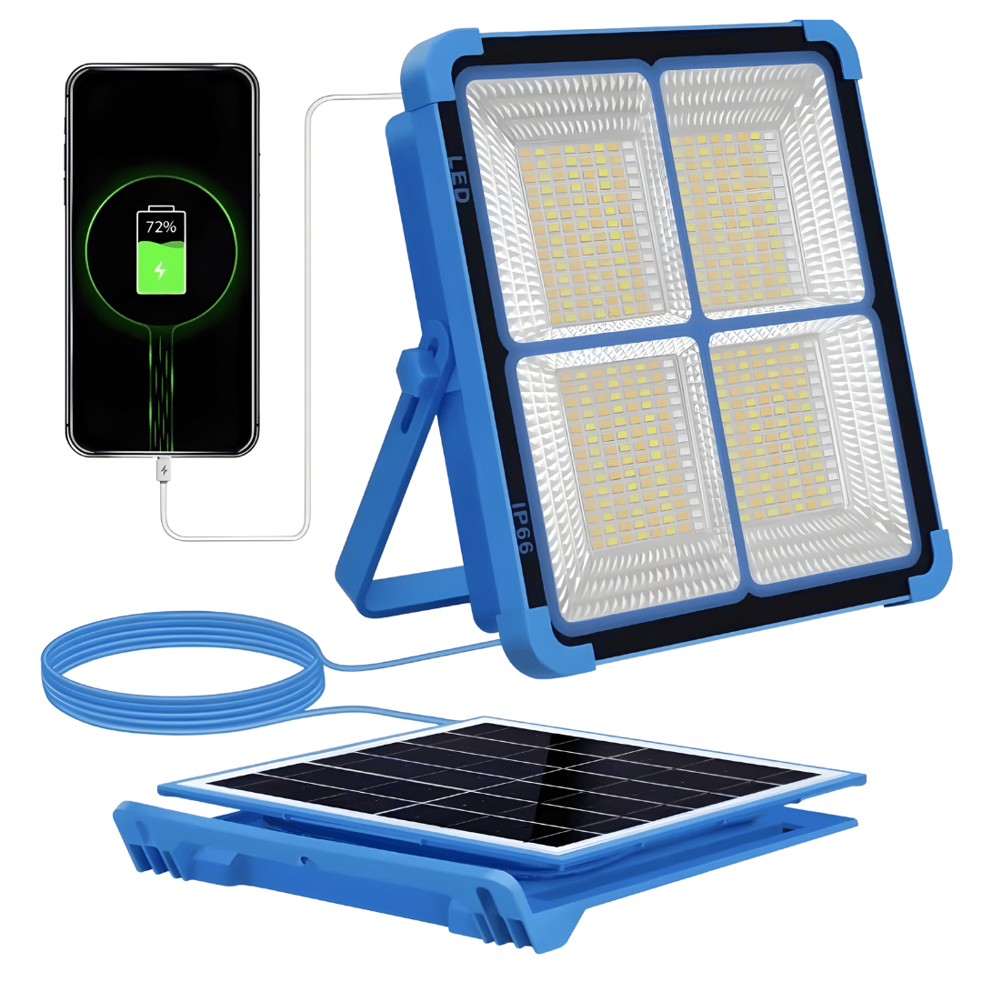 BL - 911 Solar Rechargeable LED Flood Light - NKT